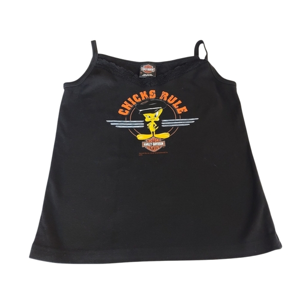 Harley-Davidson Women's Black Tank Top Size Medium - Picture 4 of 7